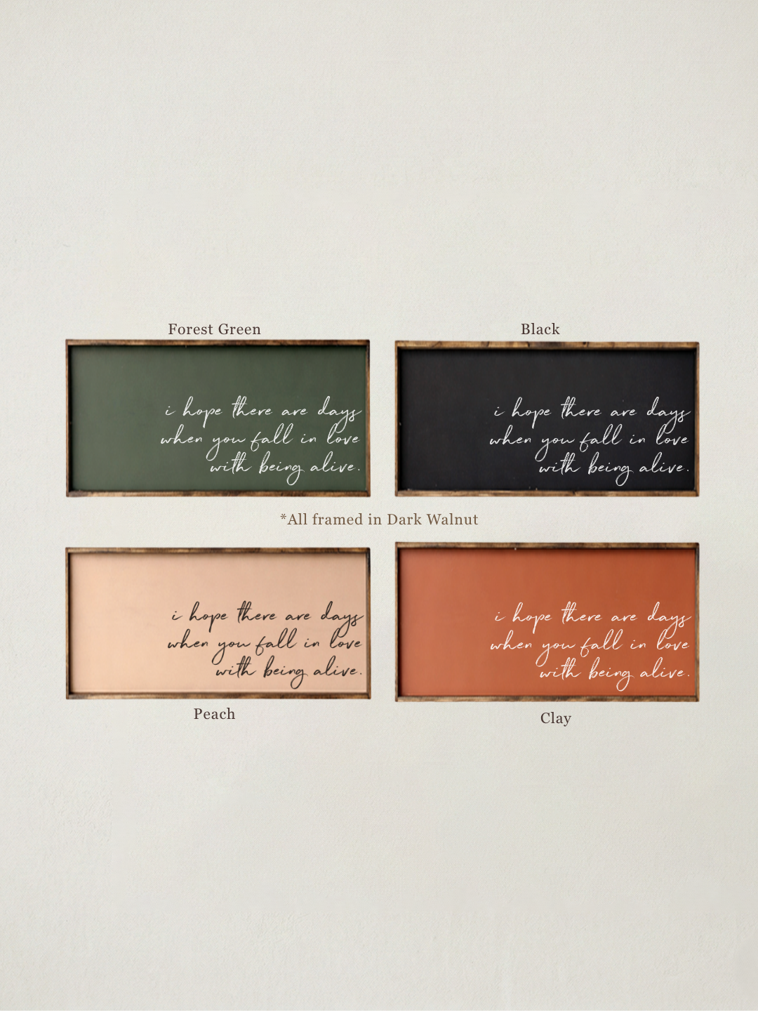 I Hope There Are Days Framed Print - Positive Quote Wall Art