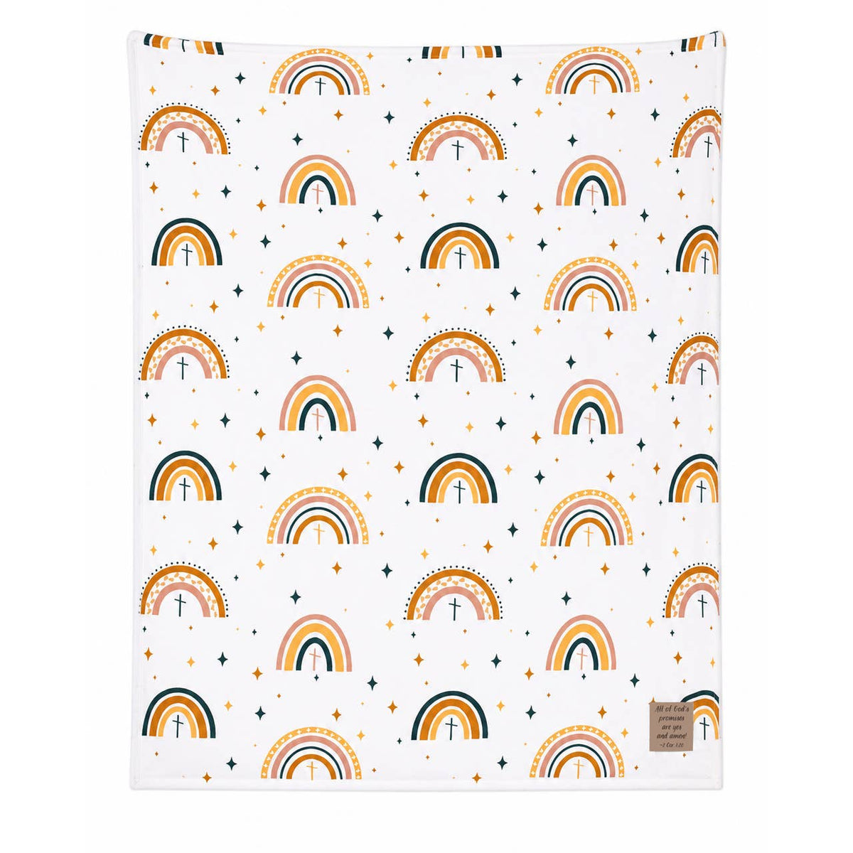 Throw Kids Patch Rainbow 50X60