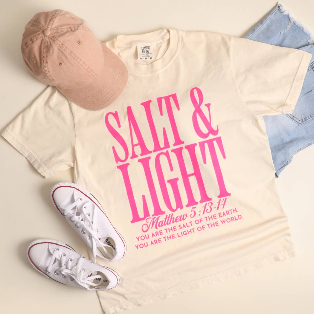 SALT & LIGHT Garment-Dyed Heavy T-Shirt