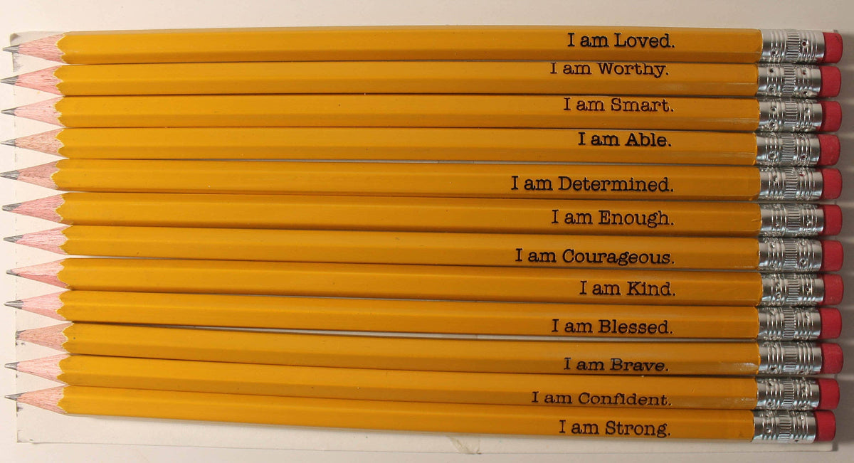 I AM Affirmation Pencils