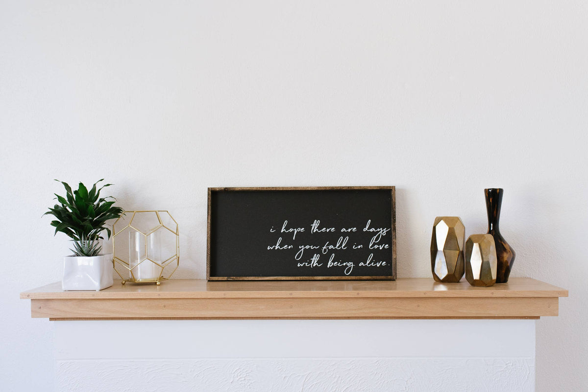 I Hope There Are Days Framed Print - Positive Quote Wall Art