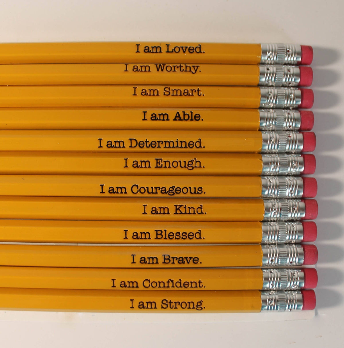I AM Affirmation Pencils